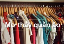 mơ thấy quần áo